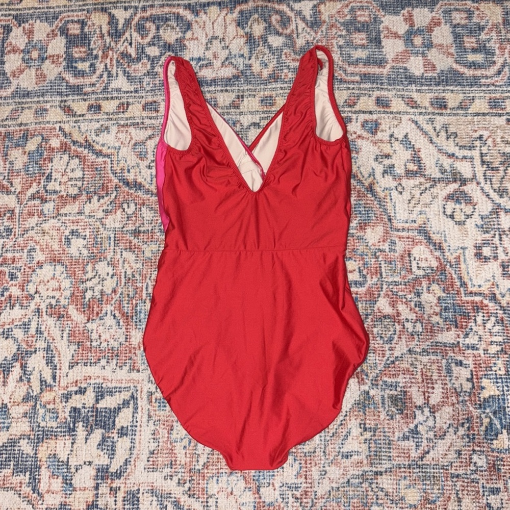 Hermoza Vera Colorblock One Piece Swimsuit SZ 8 NWT - Picture 4 of 5